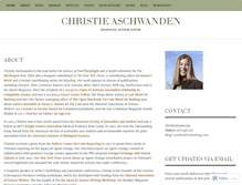 Tablet Screenshot of christieaschwanden.com